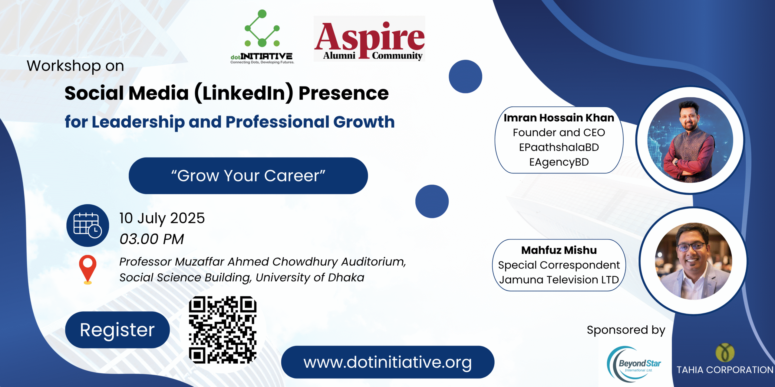 Workshop on Social Media Presence for Leadership & Professional Growth