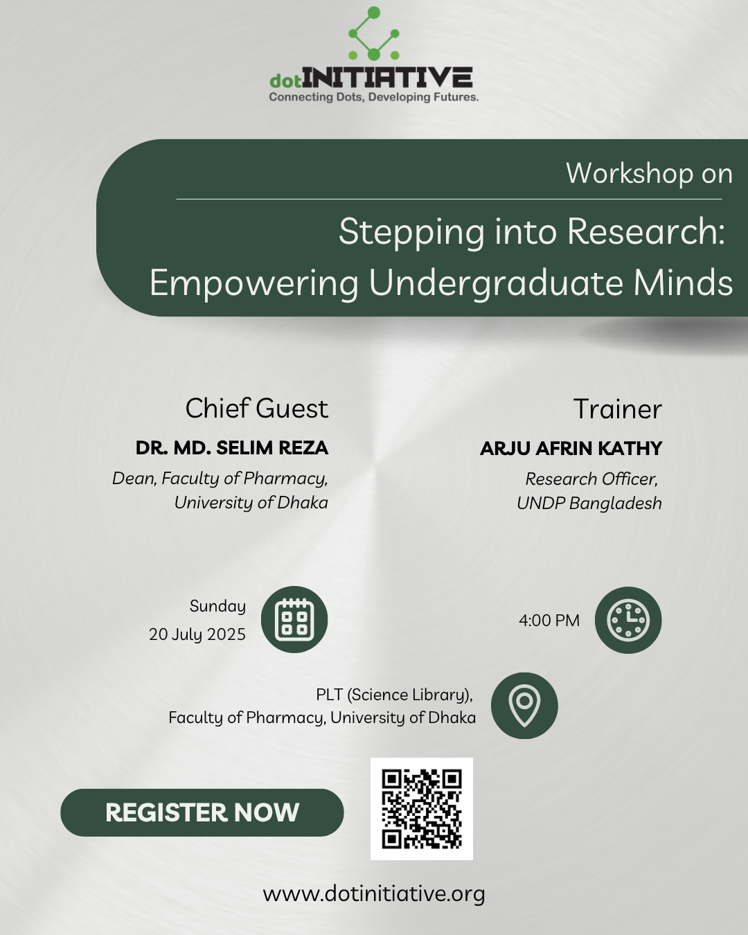 Research Workshop for Undergraduates: “Stepping into Research”